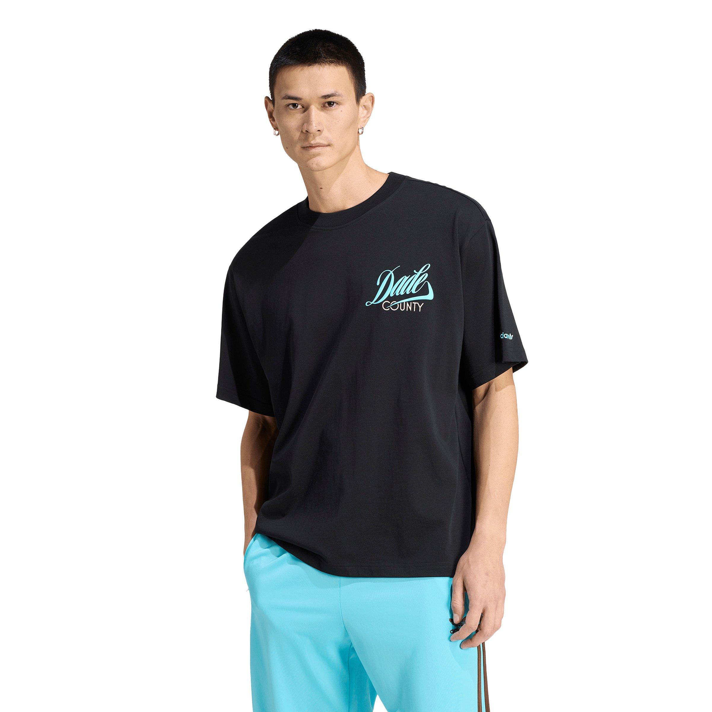 adidas Originals Men's FIFA World Cup 26™ Host City Miami T-Shirt - Black/Aqua
